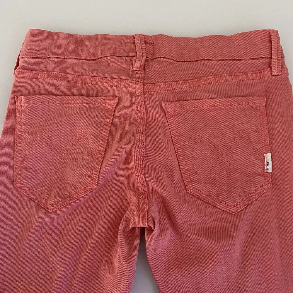 Mother Women's The Looker Jeans Brink‎ Pink Skinny Stretch Size 26 Read